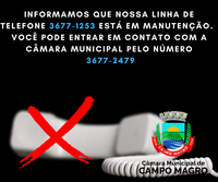 Linha em manutenção! 